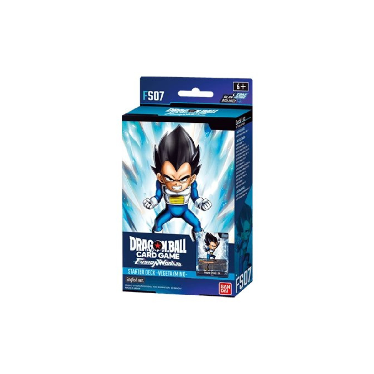 Dragon Ball Super Card Game - Fusion World FS07 Vegeta (Mini) Starter Deck - EN