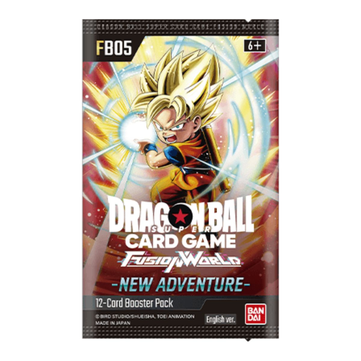 Dragon Ball Super Card Game Fusion World New Adventure FB05 Booster Englisch