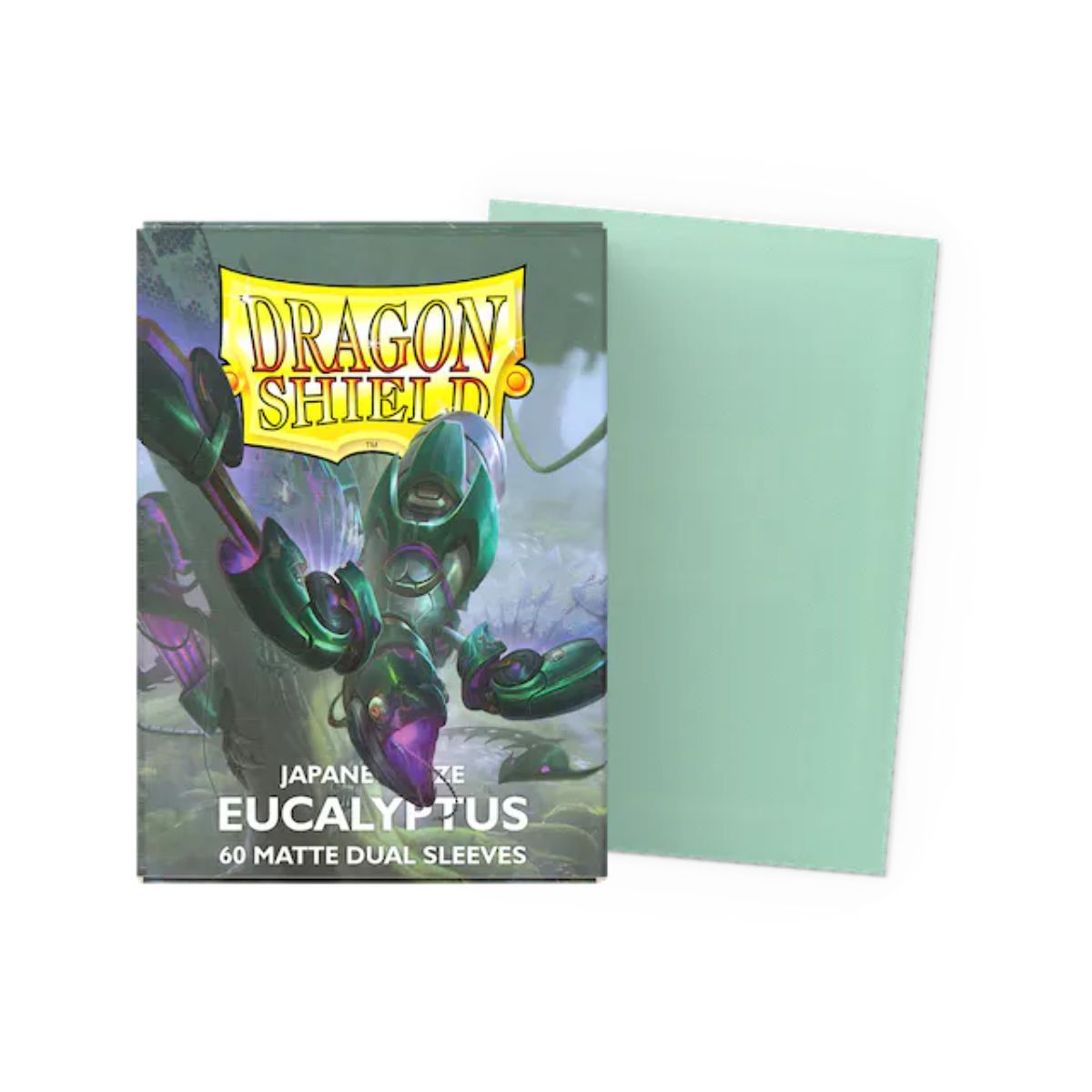 Dragon Shield Japanese Size Dual Matte Sleeves - Eucalyptus (60 Sleeves)