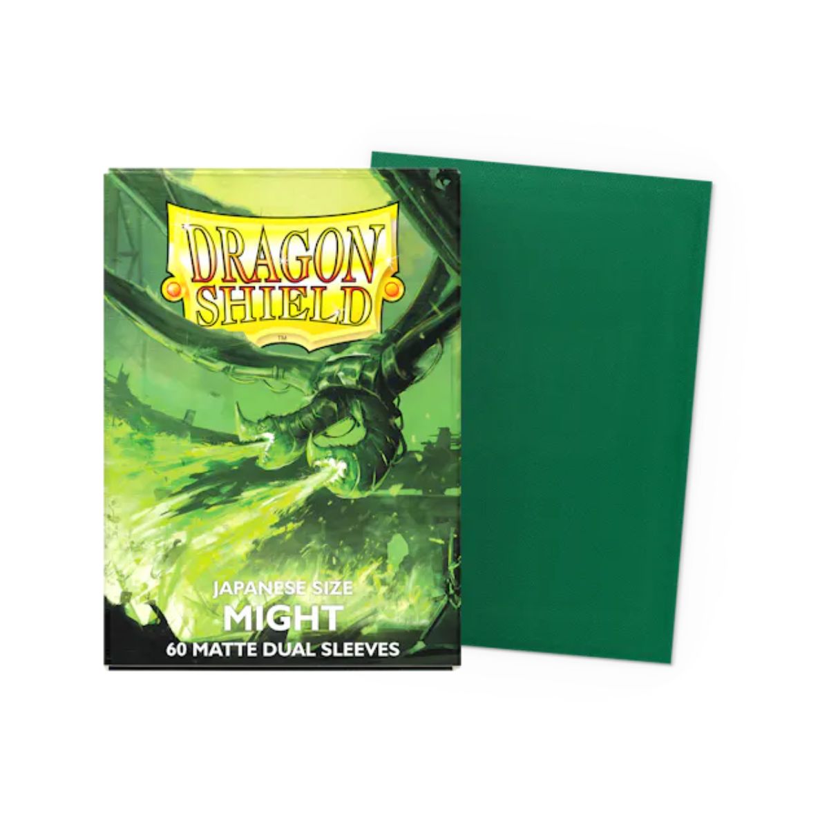 Dragon Shield Japanese Size Dual Matte Sleeves - Might (60 Sleeves)