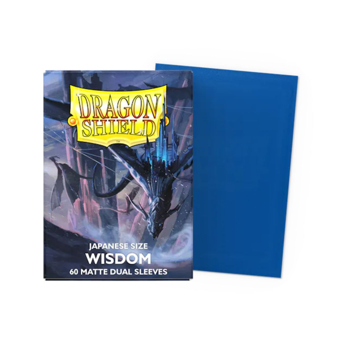 Dragon Shield Japanese Size Dual Matte Sleeves - Wisdom (60 Sleeves)