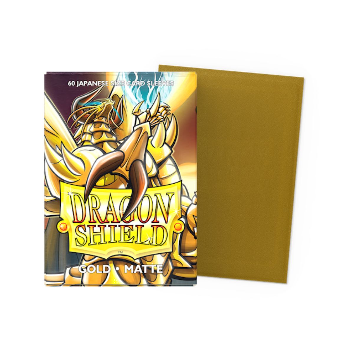 Dragon Shield Small Sleeves - Matte Gold (60 Sleeves)