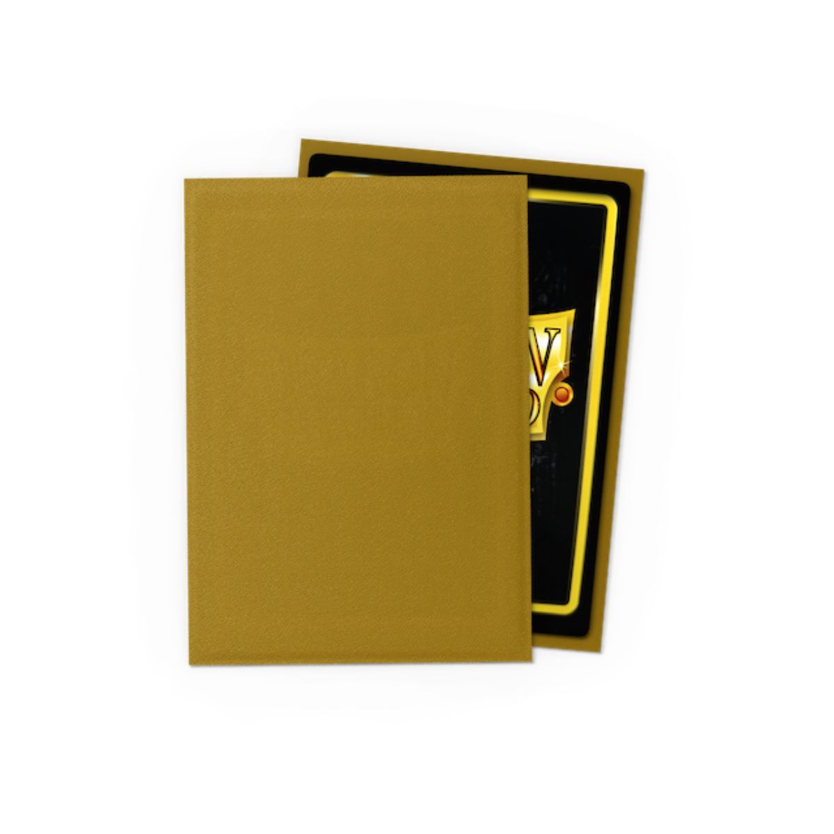 Dragon Shield Small Sleeves - Matte Gold (60 Sleeves)