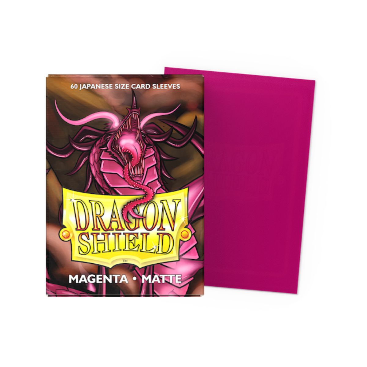 Dragon Shield Small Sleeves - Matte Magenta (60 Sleeves)