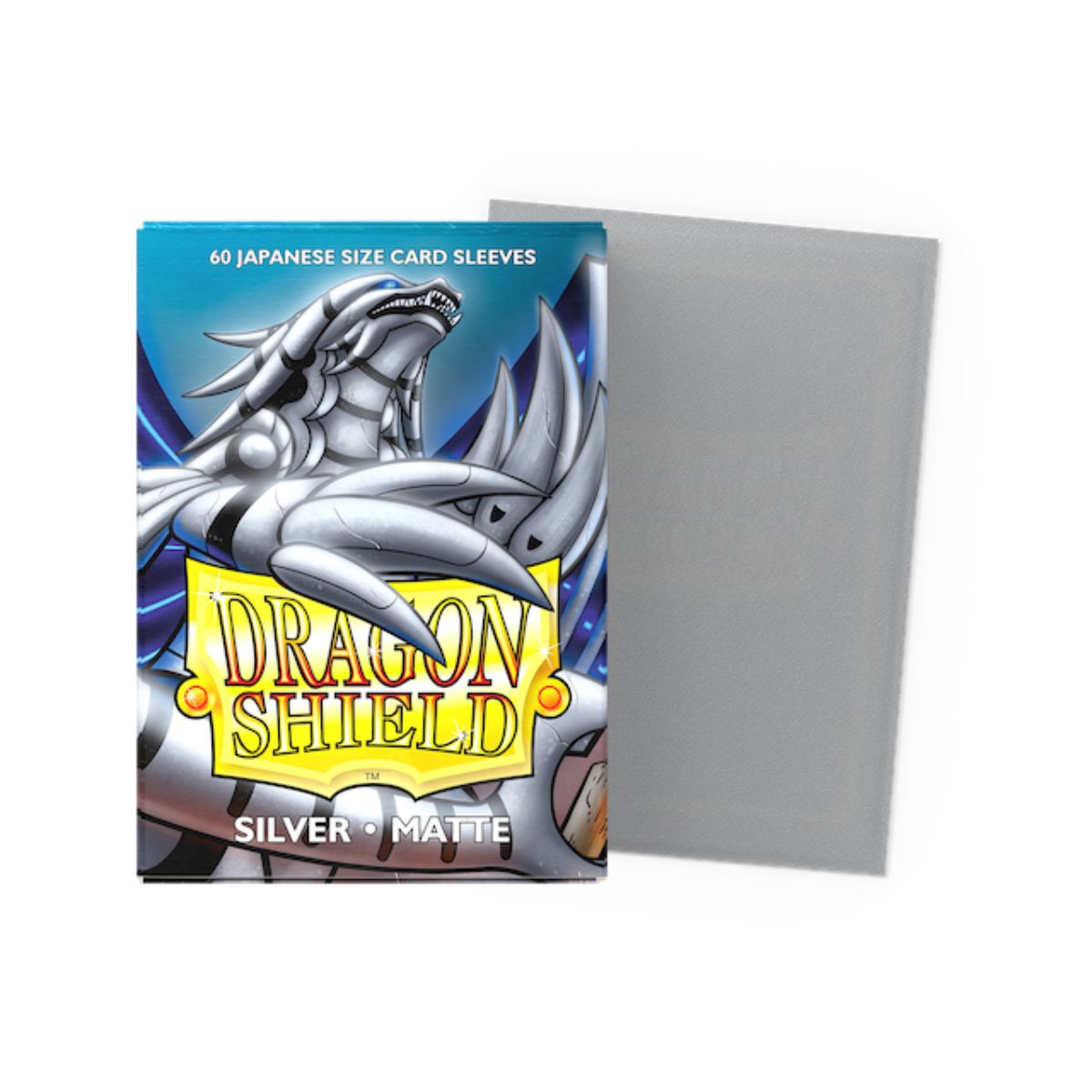 Dragon Shield Small Sleeves - Matte Silver (60 Sleeves)