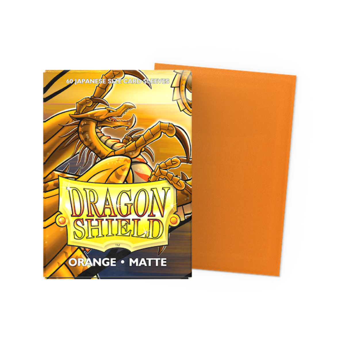 Dragon Shield Small Sleeves - Orange Matte (60 Sleeves)