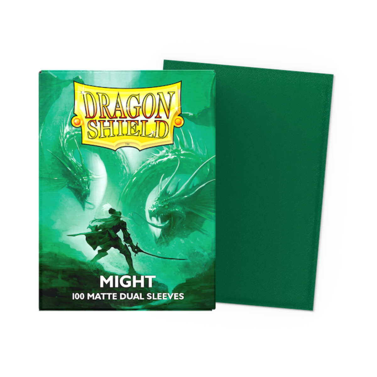 Dragon Shield Standard Size Dual Matte Sleeves - Might (100 Sleeves)