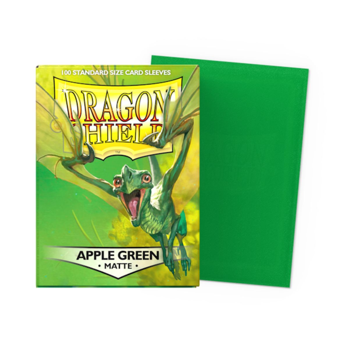 Dragon Shield Standard Size Matte Sleeves - Apple Green (100 Sleeves)