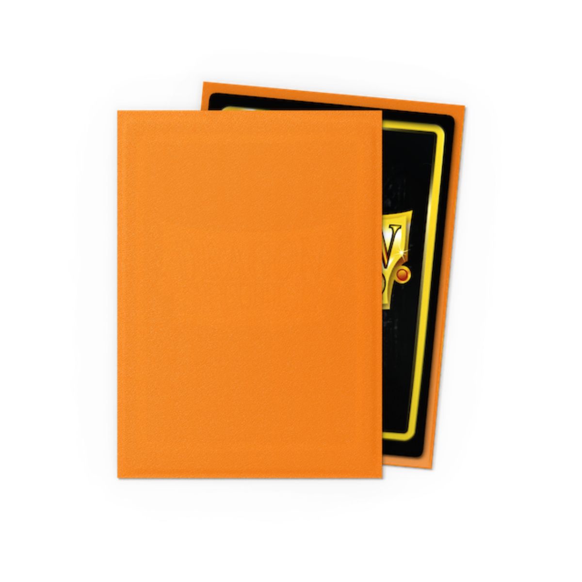 Dragon Shield Standard Size Matte Sleeves - Orange (100 Sleeves)