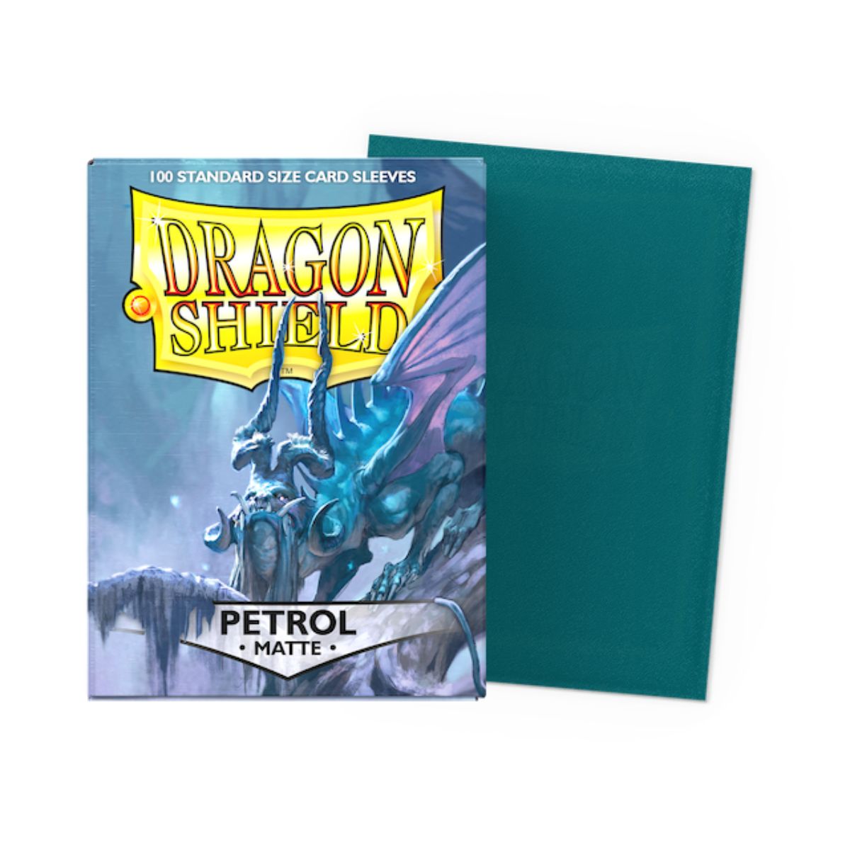 Dragon Shield Standard Size Matte Sleeves - Petrol (100 Sleeves)