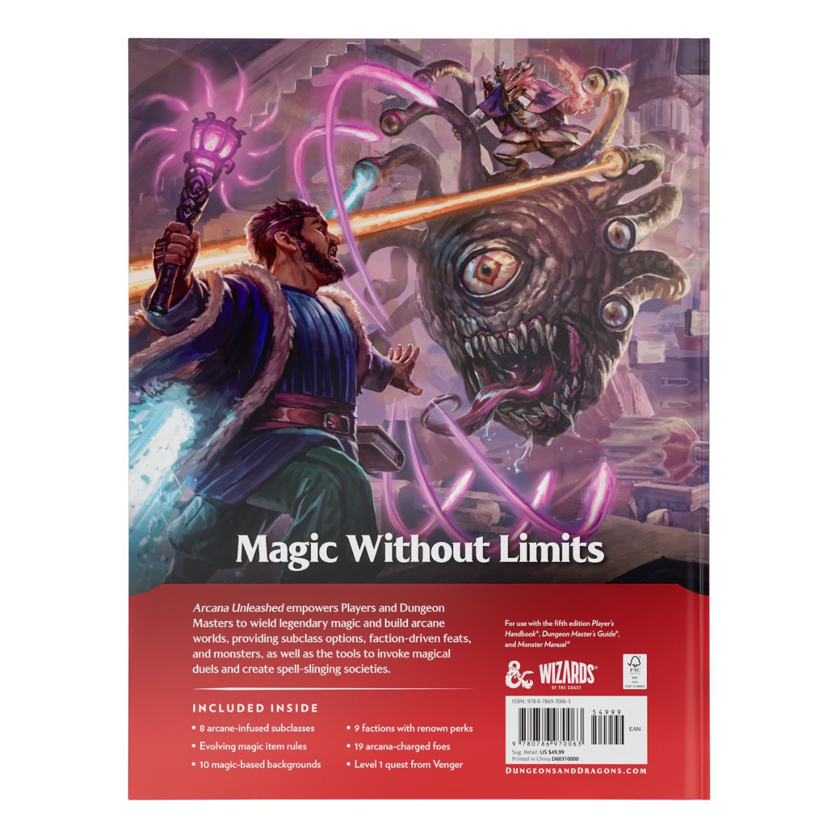 Dungeons & Dragons Arcana Unleashed Hard Cover Englisch