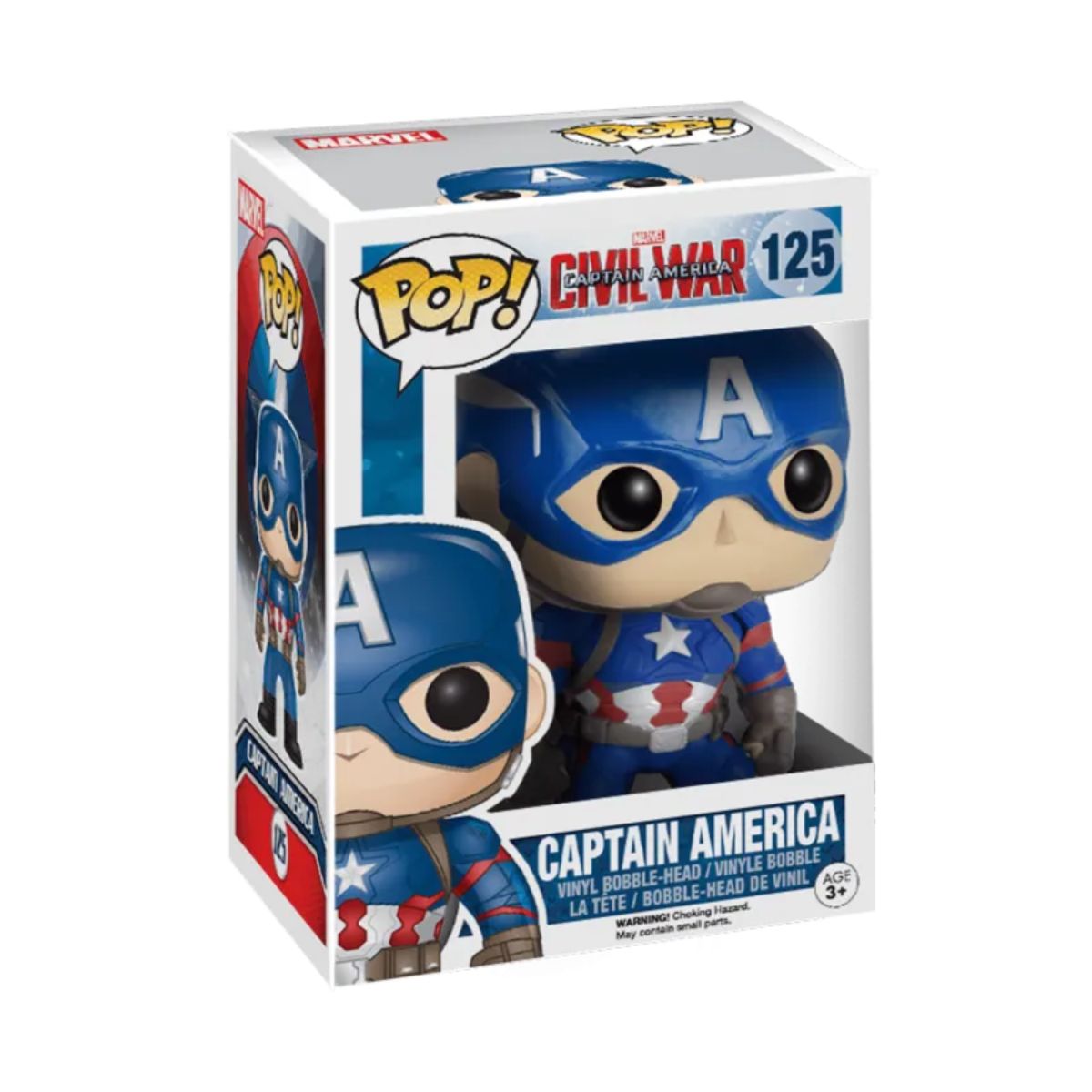 Funko POP! Marvel Civil War Captain America #125