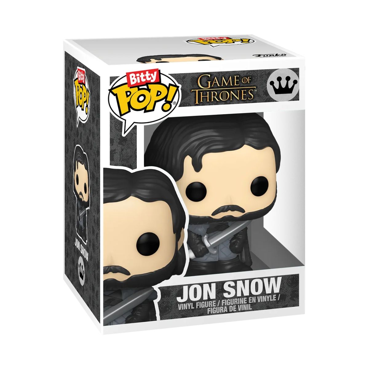 Funky Bitty POP! Game of Thrones Jon Snow pk4