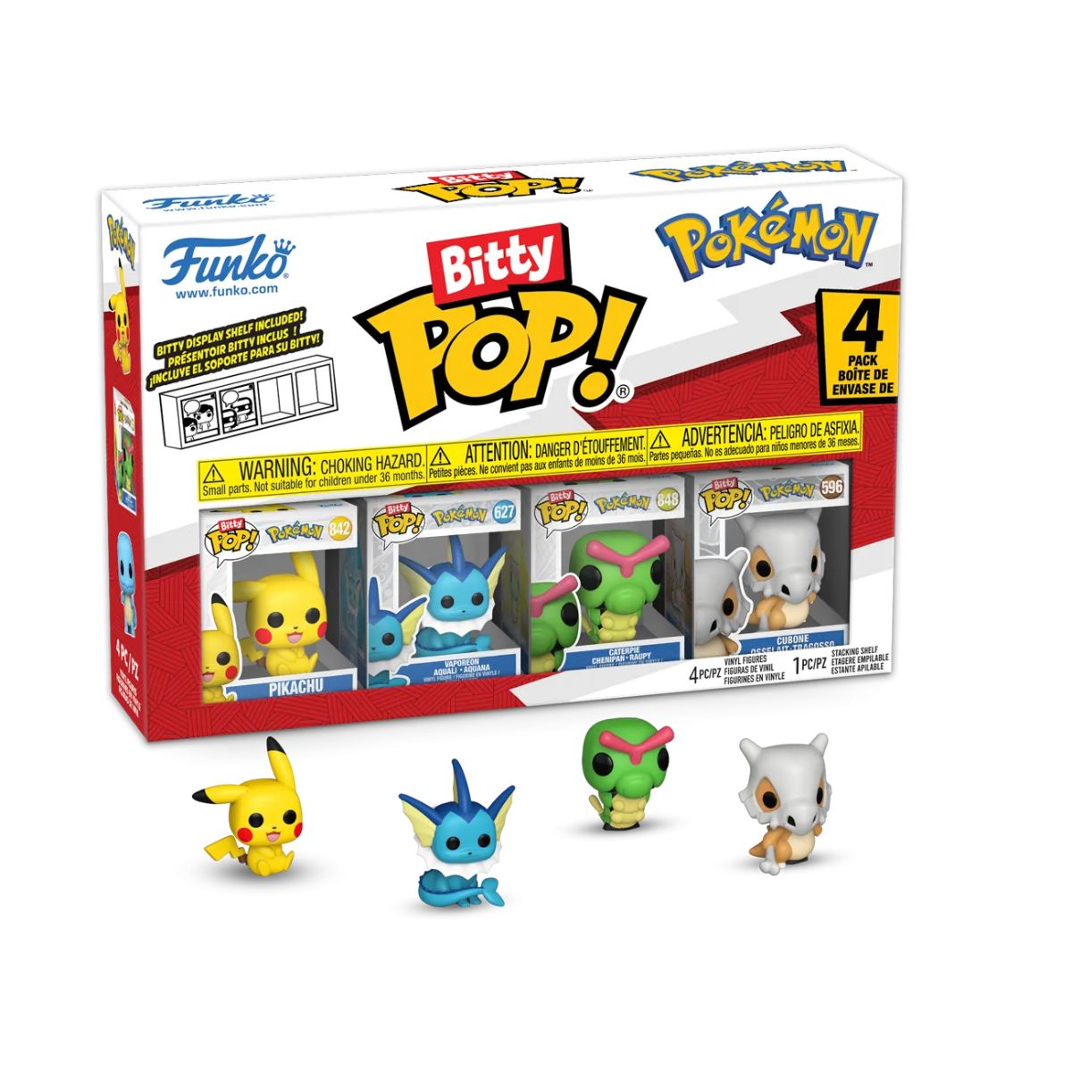 Funky Bitty POP! Pokémon Pikachu (4 Packs Series 1)