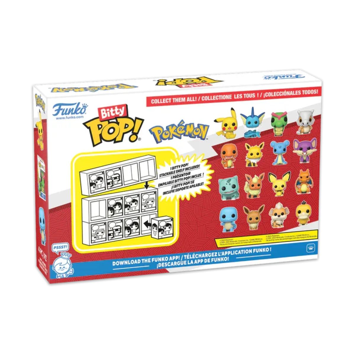 Funky Bitty POP! Pokémon Schiggy (4 Packs Series 4)