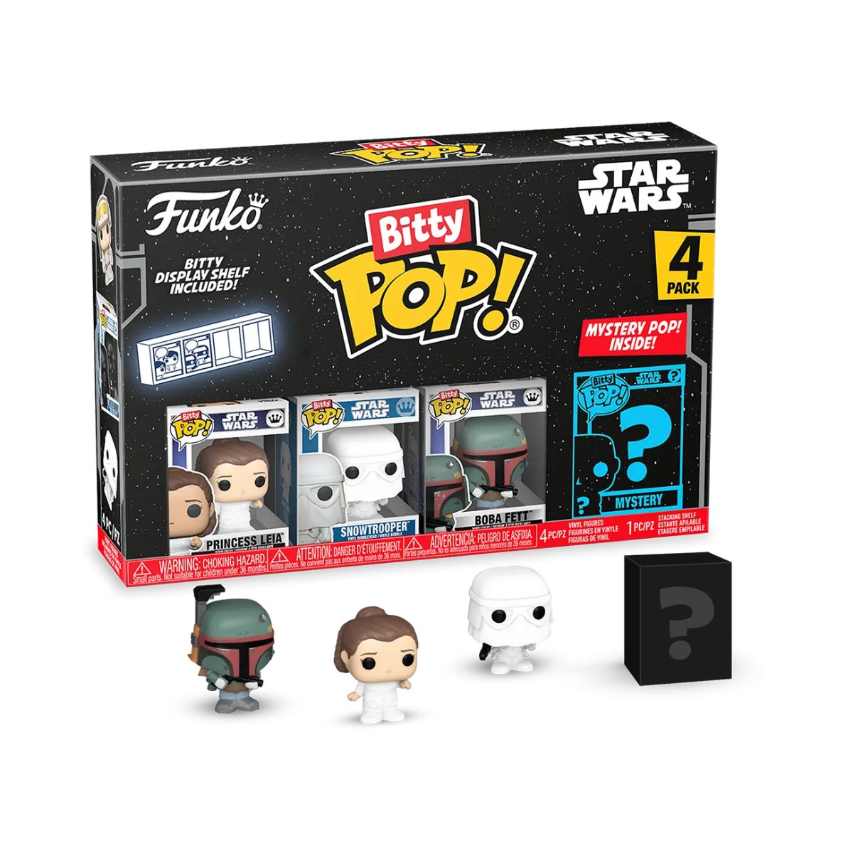 Funky Bitty POP! Star Wars Leia (4-Pack Series 2)