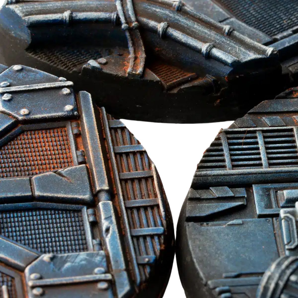 Gamers Grass Spaceship Corridor Bases, Round 60mm (x2)