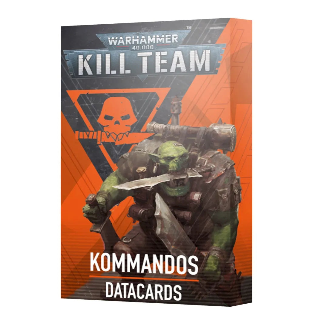 Warhammer 40.000 Kill Team Kommandos Datacards Englisch