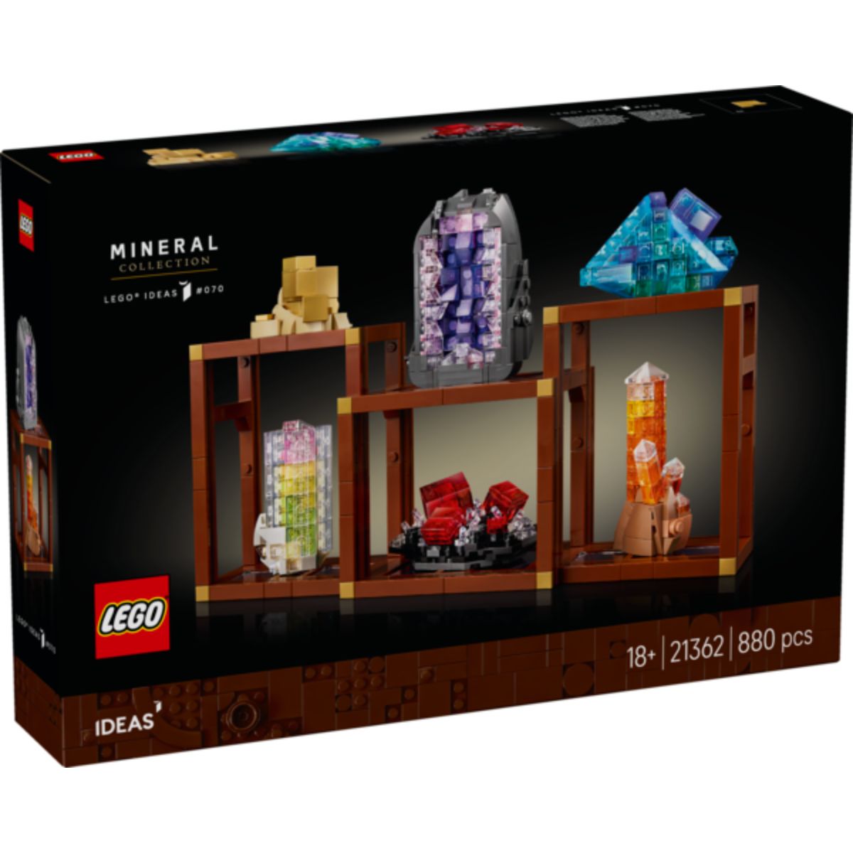 LEGO Ideas Mineraliensammlung