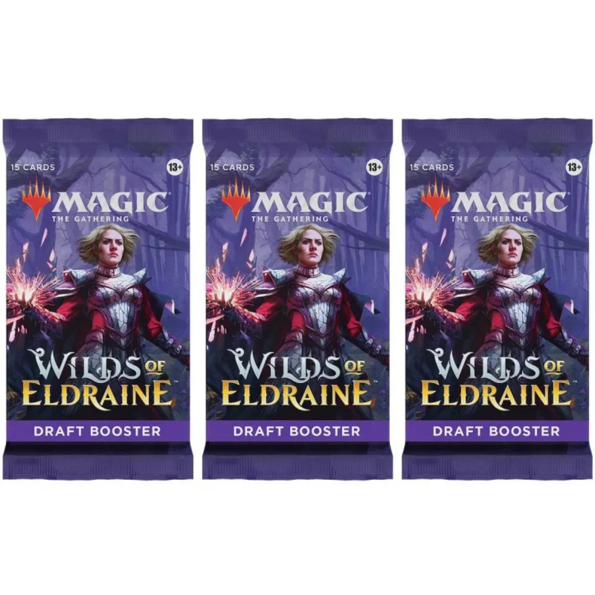 Magic The Gathering Wilds of Eldraine 3 Booster Draft Pack Englisch