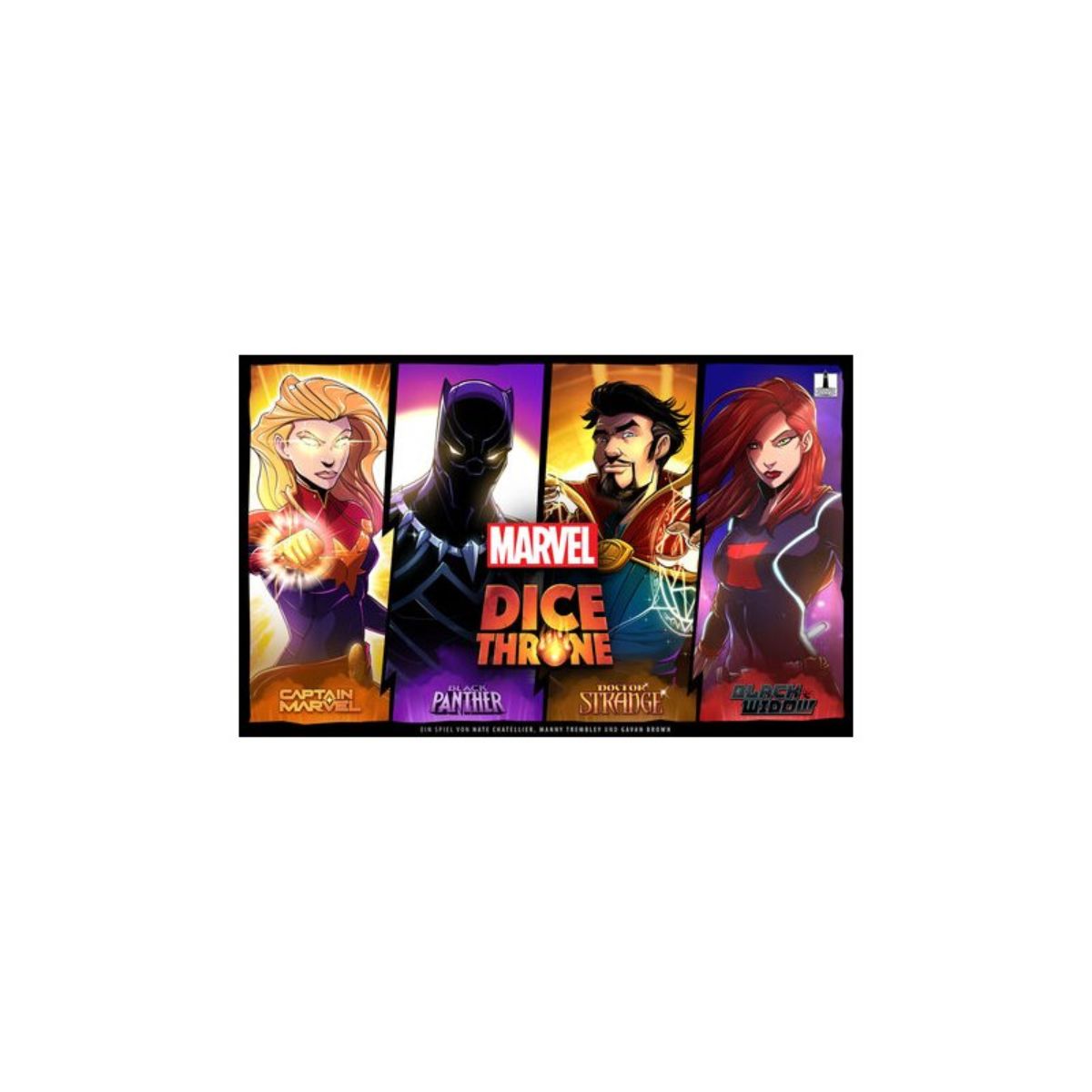 Marvel Dice Throne: Box 2 (Captain Marvel, Black Panther, Doctor Strange, Black Widow) DE *stationär*
