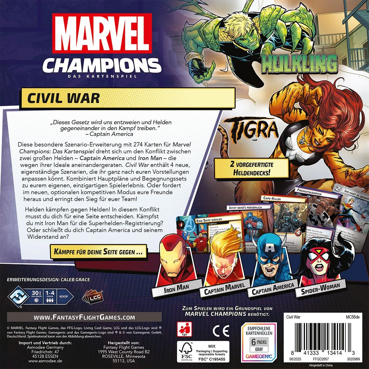 Marvel Champions Das Kartenspiel - Civil War
