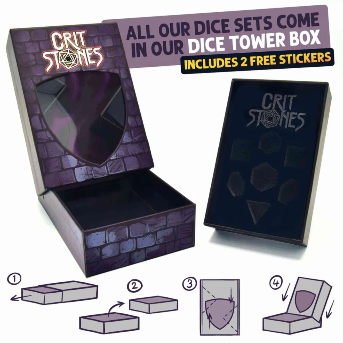 Mystic Marine Sharp Edge Resin Rpg Dice Set