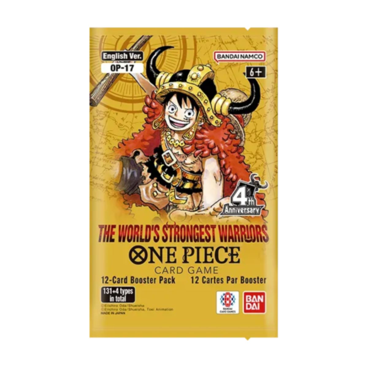 One Piece OP17 The World's Strongest Warriors Booster Englisch