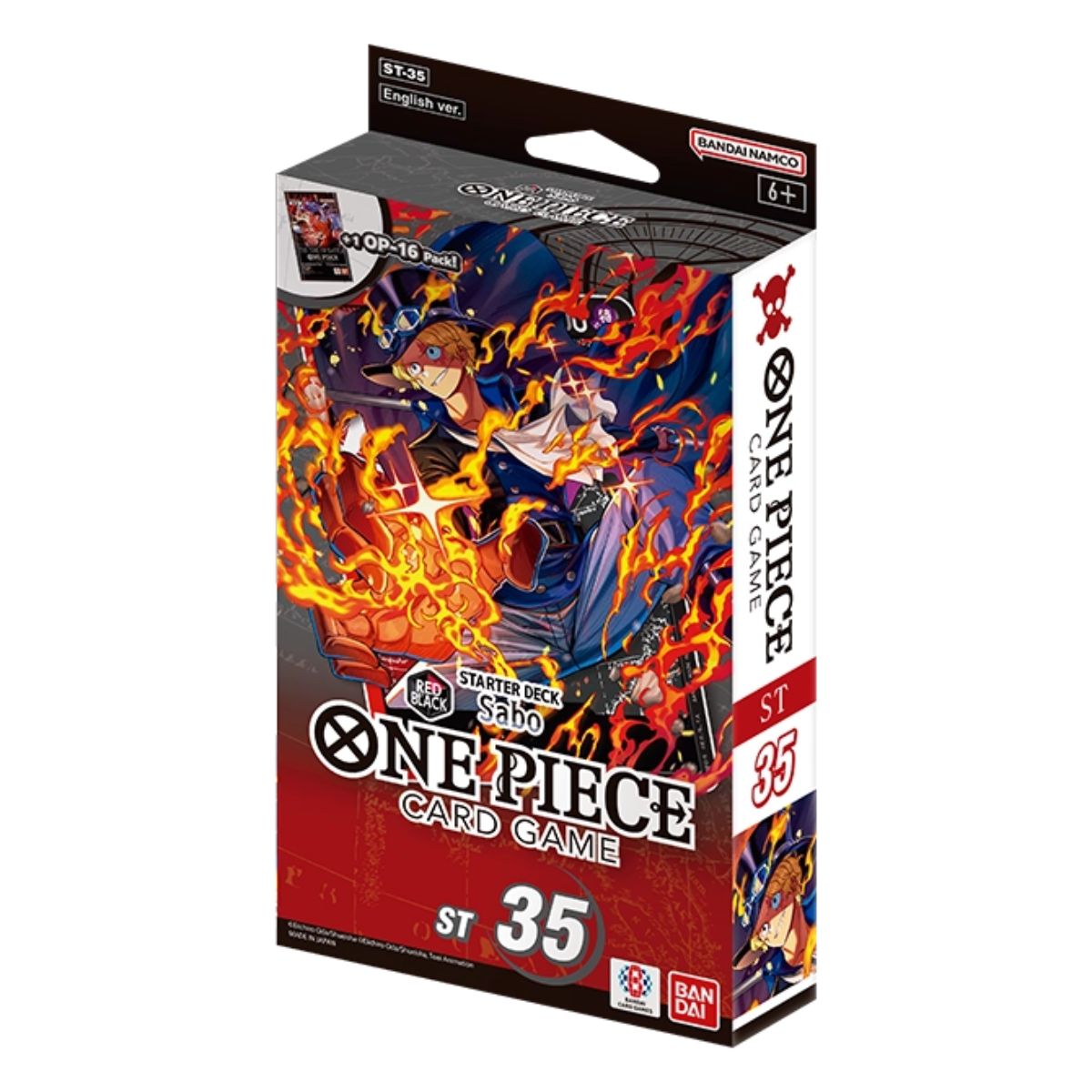 One Piece ST35 RED/BLACK Sabo Deck Englisch