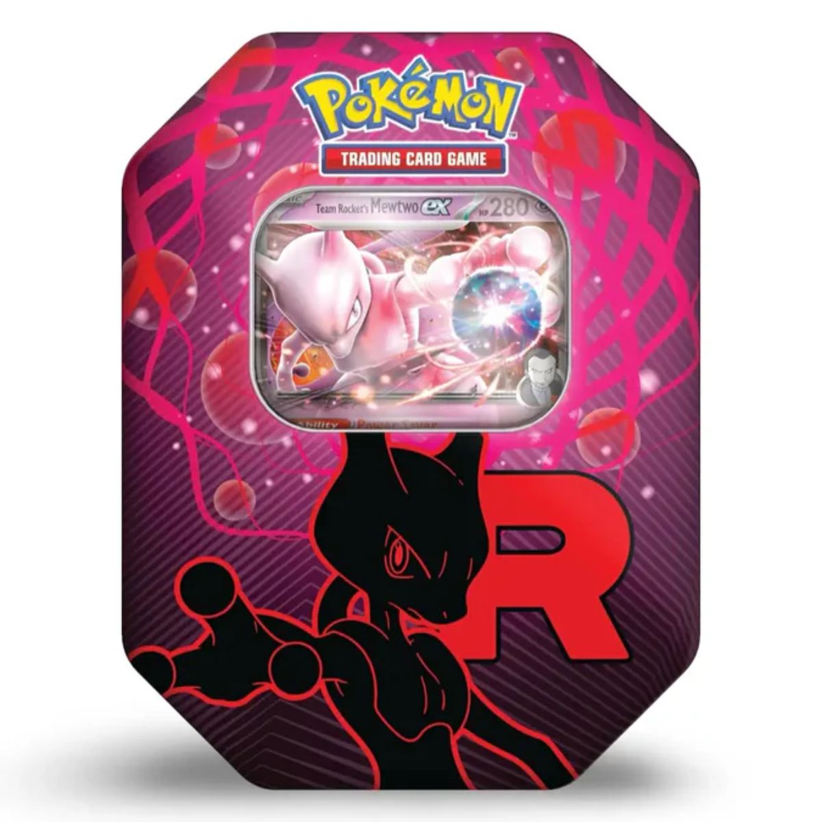 Pokémon Team Rockets Mewto ex Tin 123 Englisch