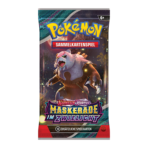 Pokémon Karmesin & Purpur Maskerade im Zwielicht Booster - DE