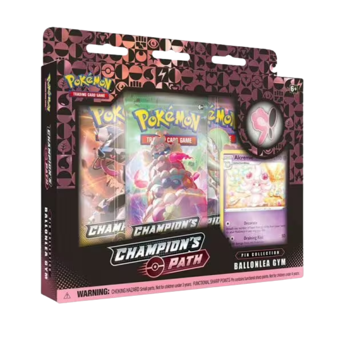 Pokémon Champions Path Ballonlea Gym Pin Collection Englisch