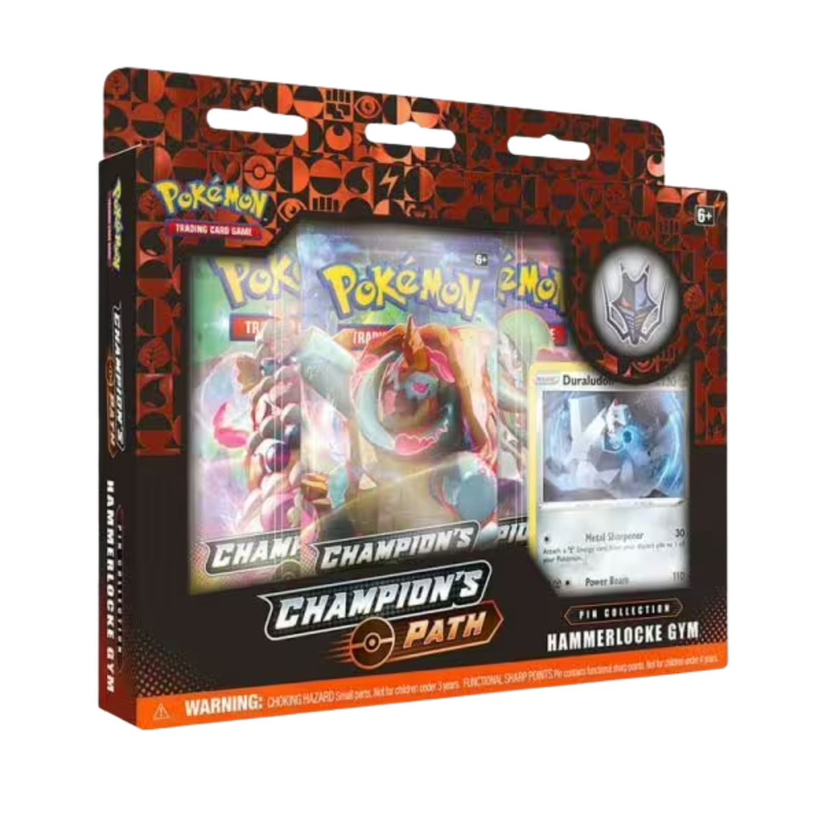 Pokémon Champions Path Hammerlocke Gym Pin Collection Englisch