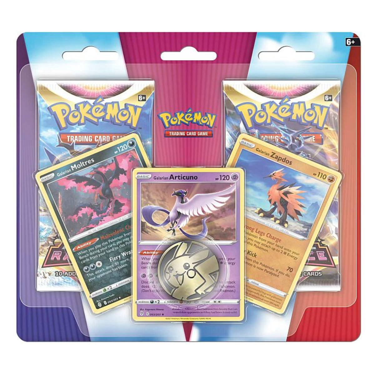 Pokemon Enhanced 2-Pack Blister Articuno Zapdos Moltres Englisch