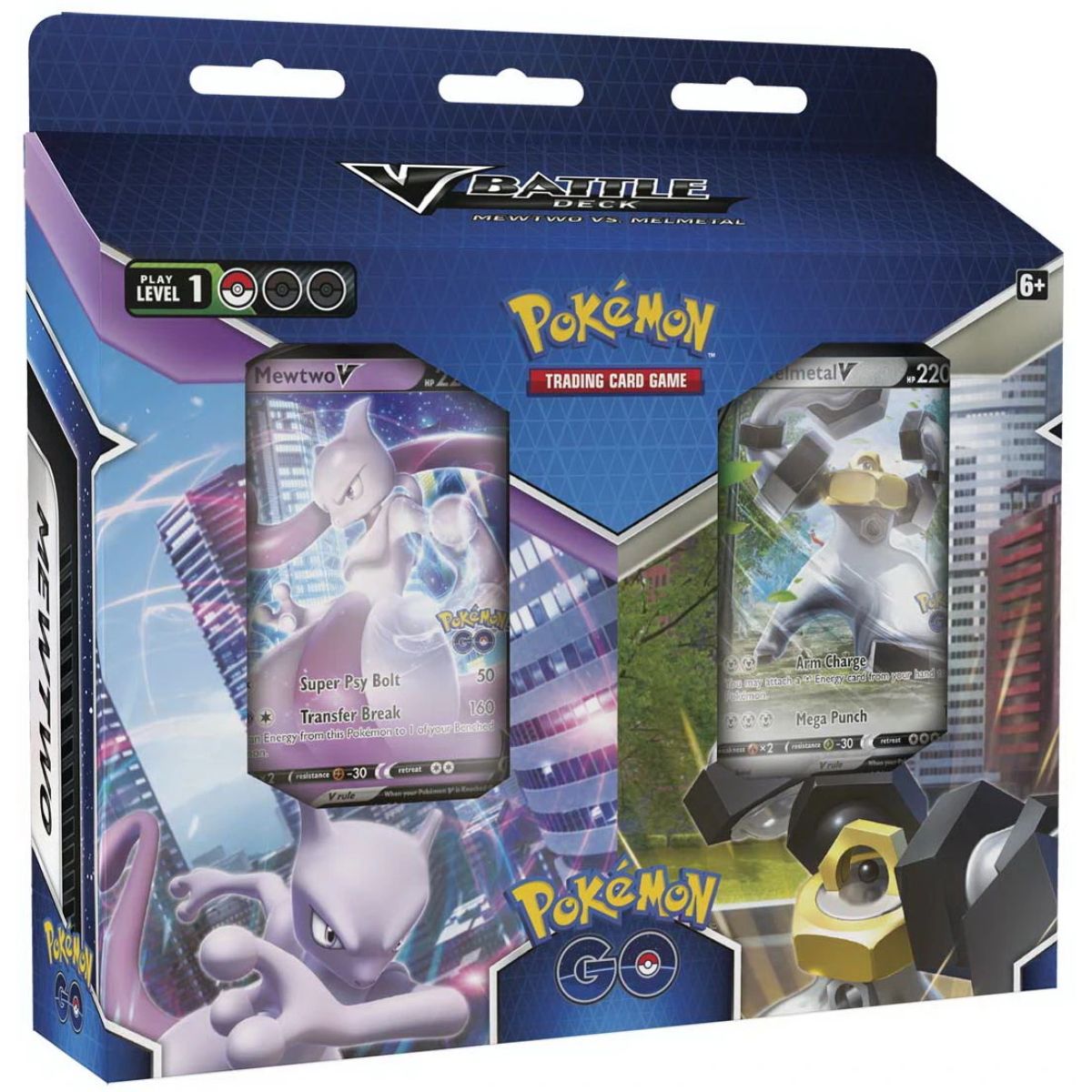Pokémon GO Bundle V Battle Deck Mewtwo vs Melmetal Englisch