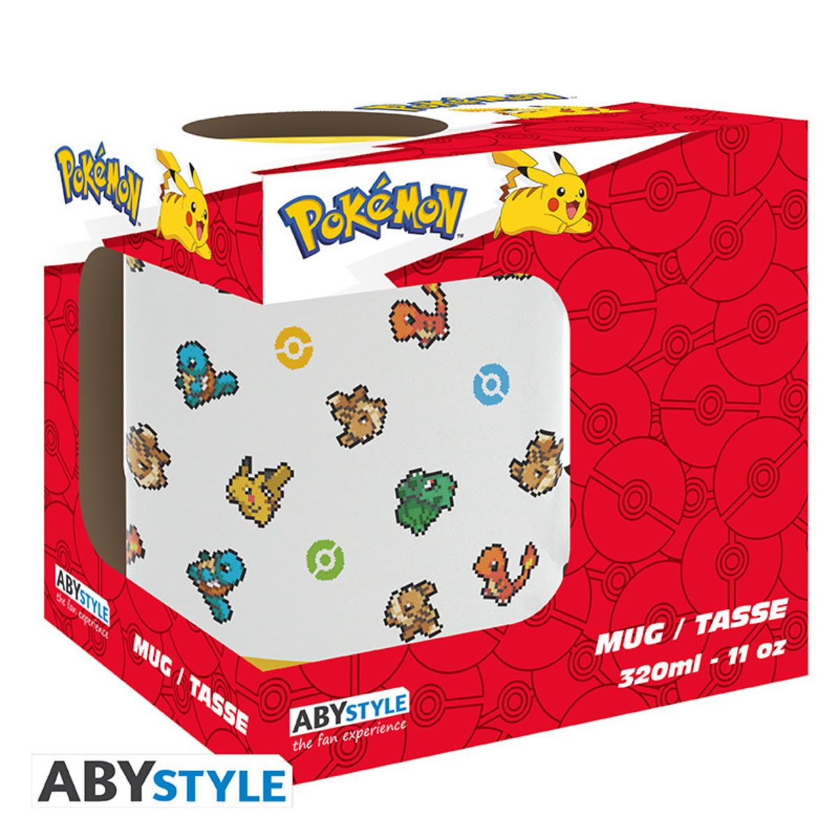 Pokemon Mug 320 ml Pixel Art Subli