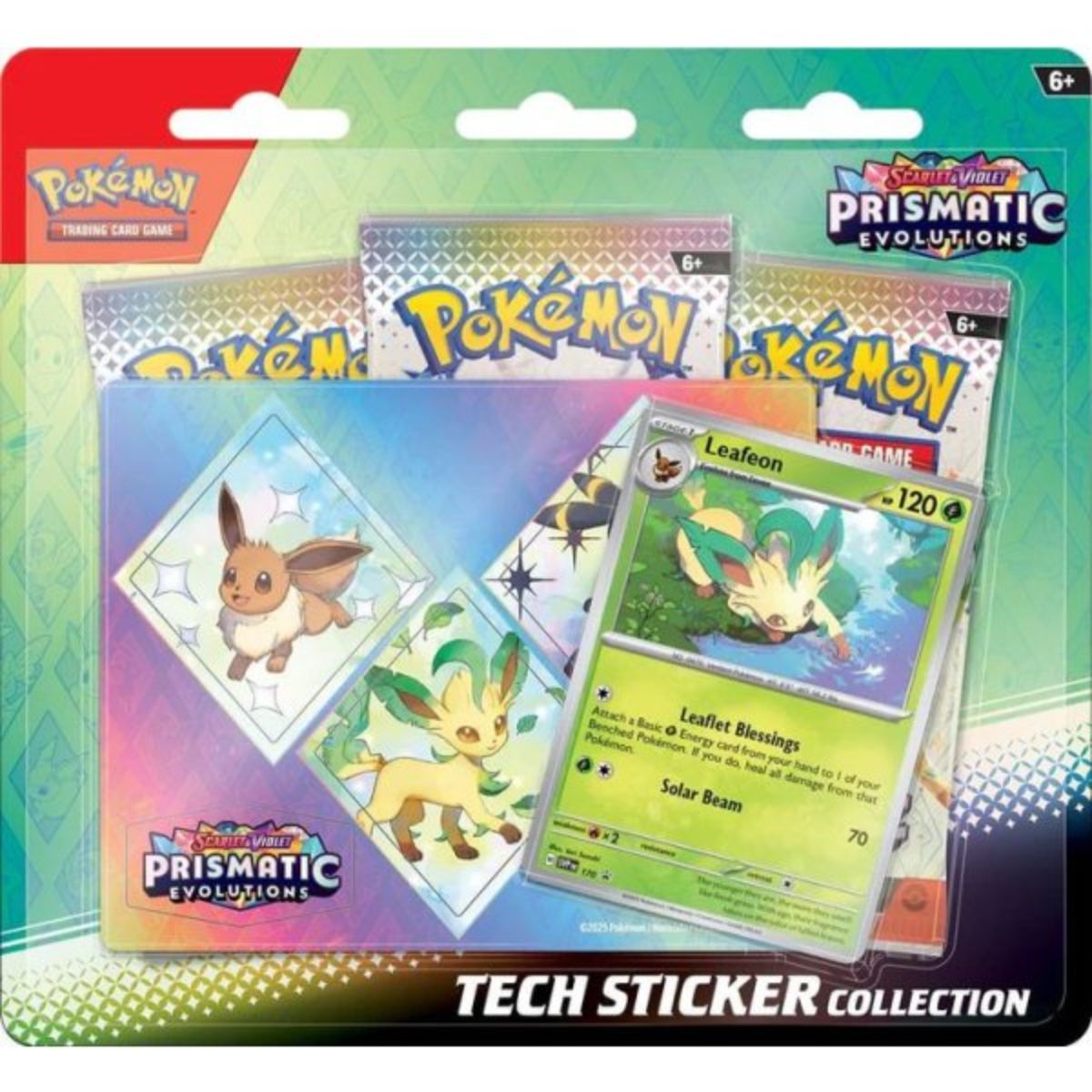 Pokémon Prismatic Evolutions Tech Sticker Collection Englisch