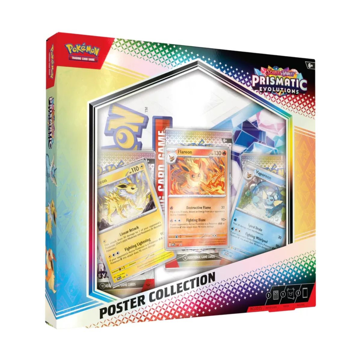 Pokémon Scarlet & Violet Prismatic Evolutions Poster Collecion Englisch