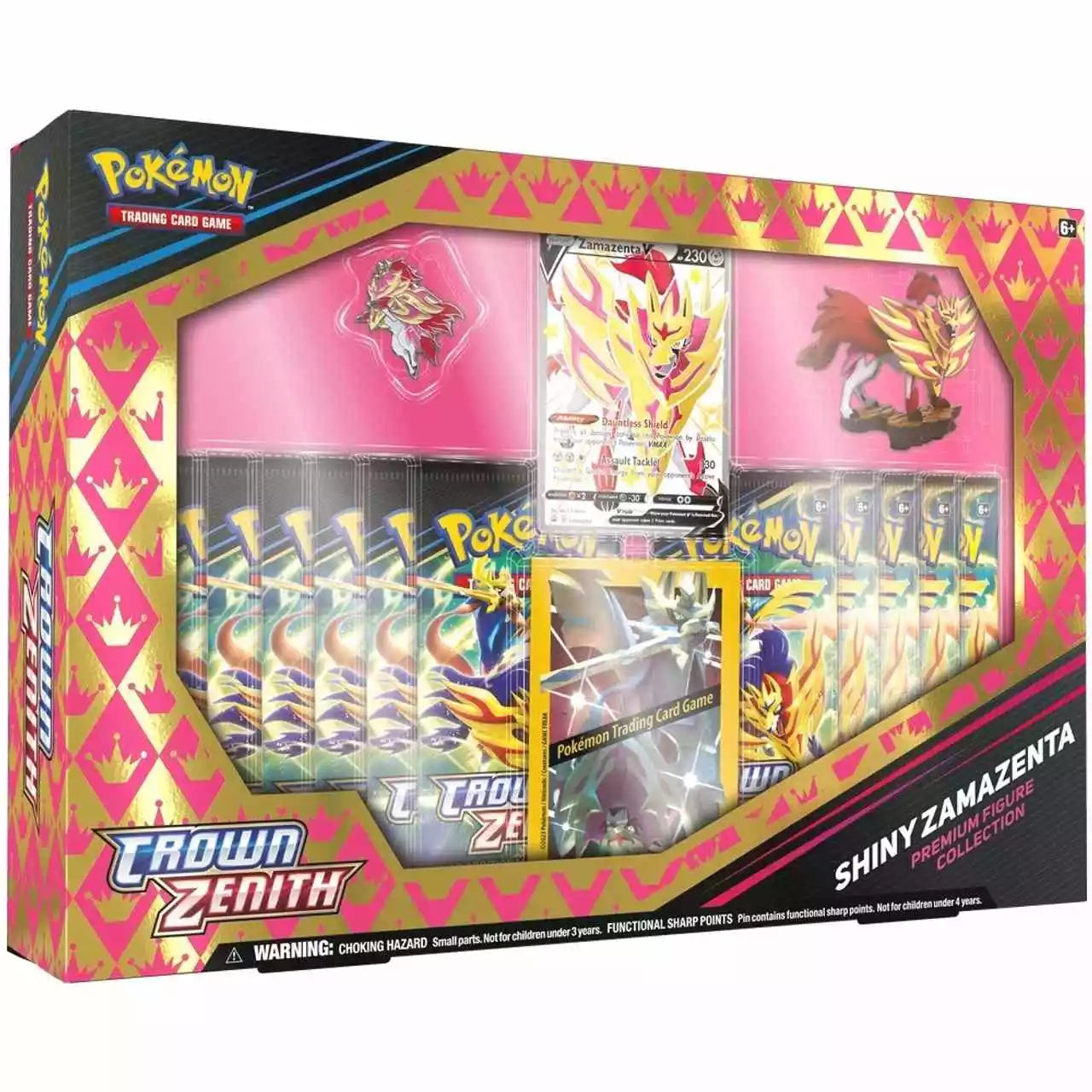 Pokémon Sword and Shield Crown's Zenit Shiny Zamazenta Premium Figure Collection Englisch