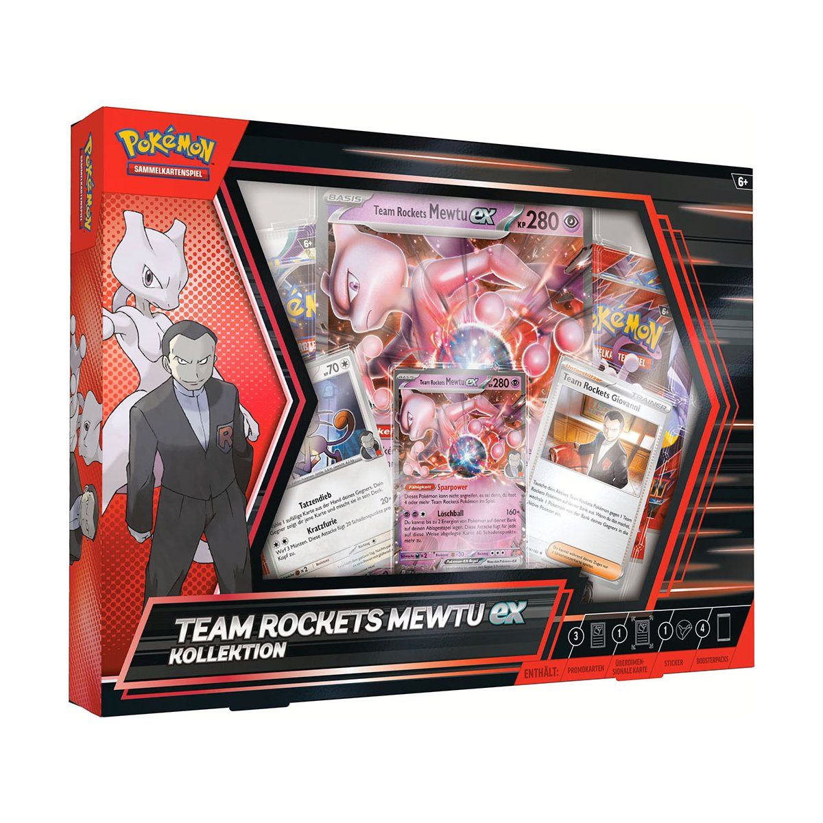 Pokémon Team Rockets Mewtu Ex Kollektion Deutsch