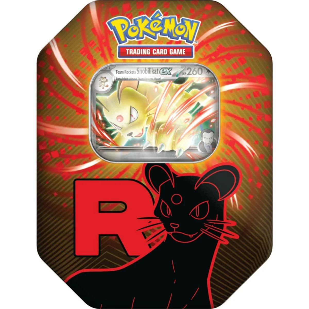 Pokémon Team Rockets Snobilikat ex Tin 125 Deutsch