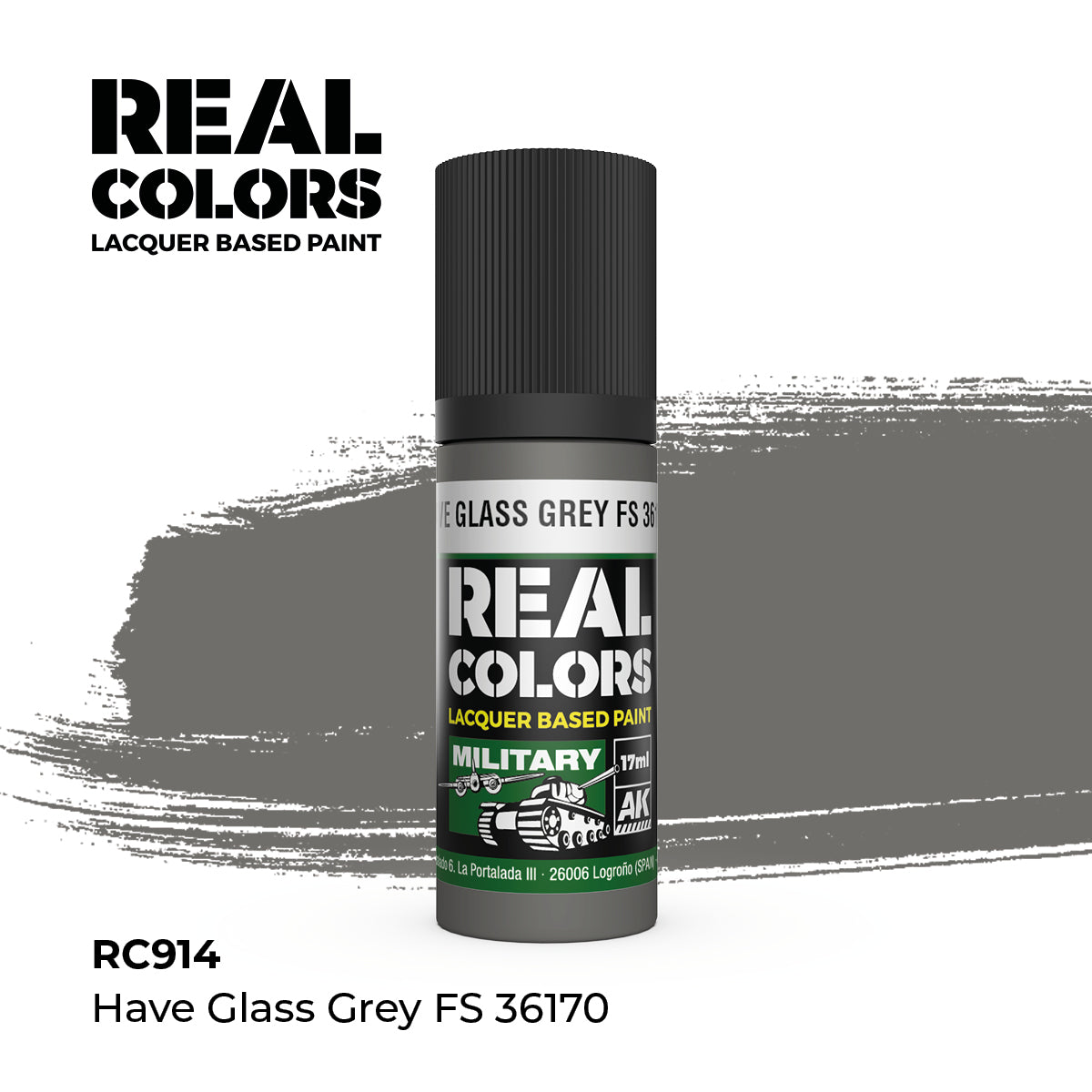 AK Interactive REAL COLORS Have Glass Grey Fs 36170 17 ml.