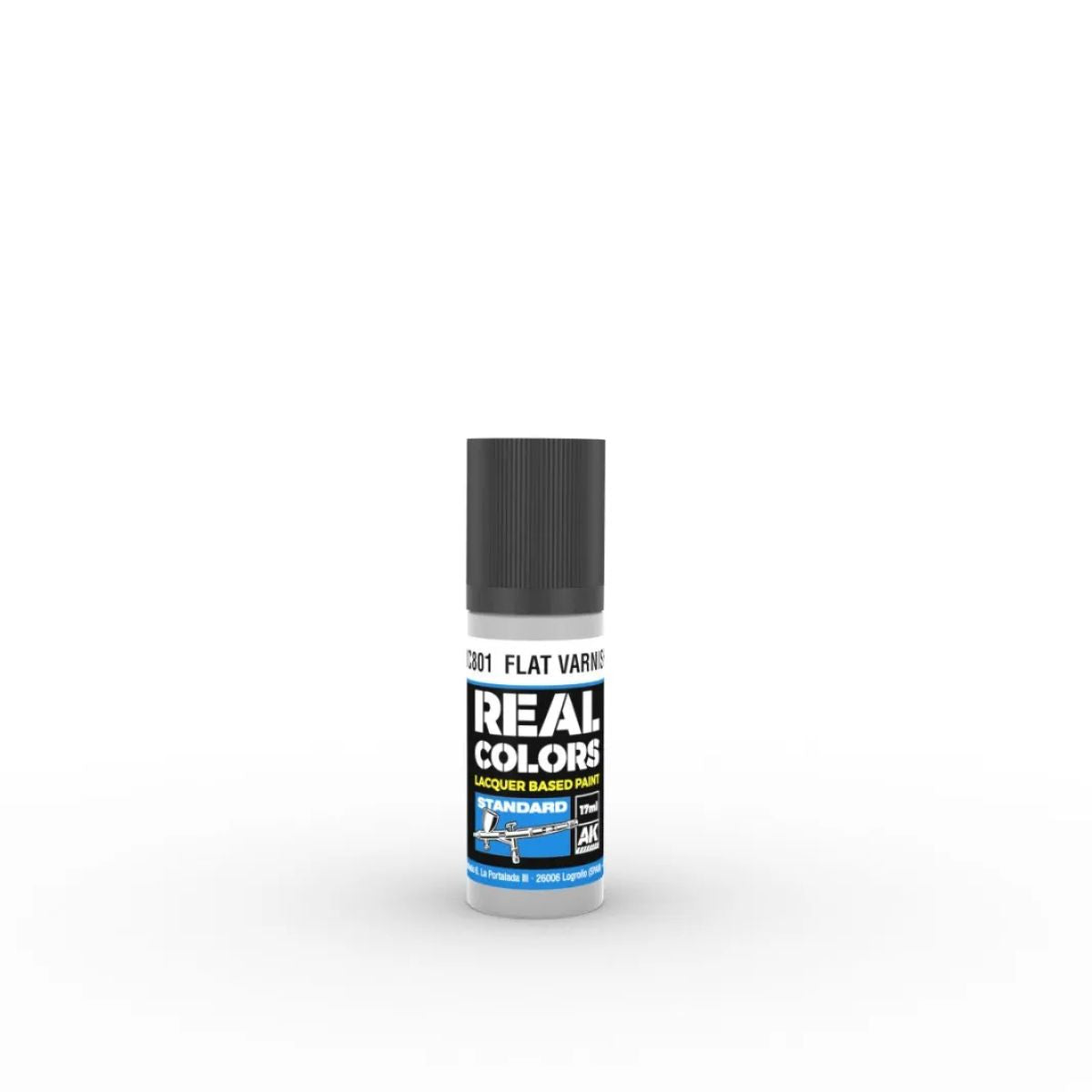 AK Interactive REAL COLORS Flat Varnish 17 ml.