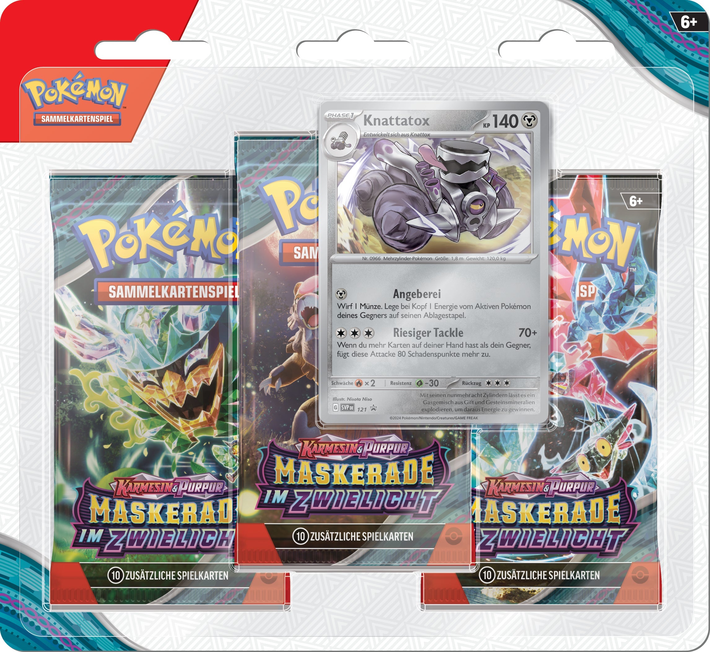 Pokémon Karmesin & Purpur Maskerade im Zwielicht Blister - Knattatox - DE