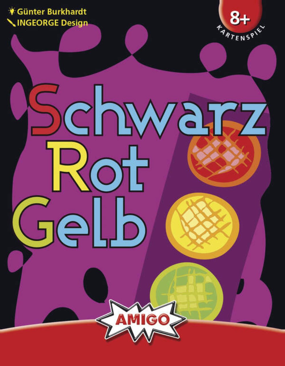 Schwarz Rot Gelb Kartenspiel