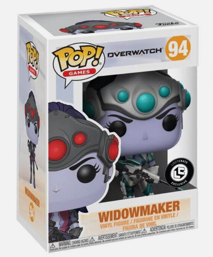 Funko POP! Games: Overwatch - Widowmaker White Skin # Beschädigter Karton