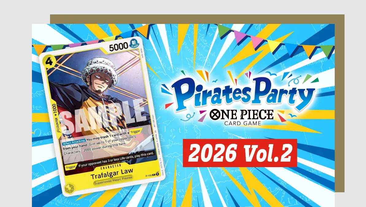 ONE PIECE CARD GAME Pirates Party 2026 Vol.2 31.07.2026