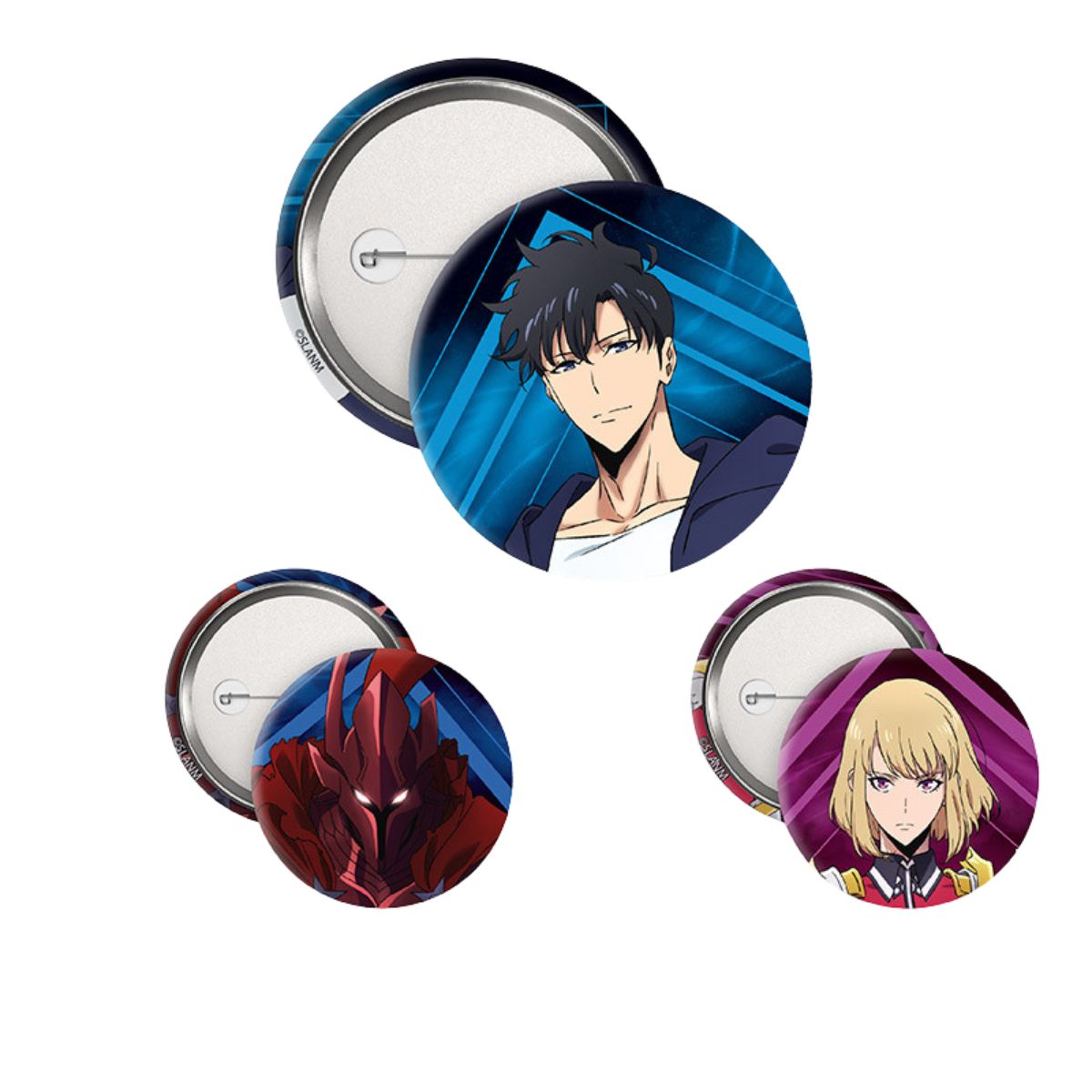 Solo Leveling Badge Pack Igris, Jinwoo & Cha Hae In