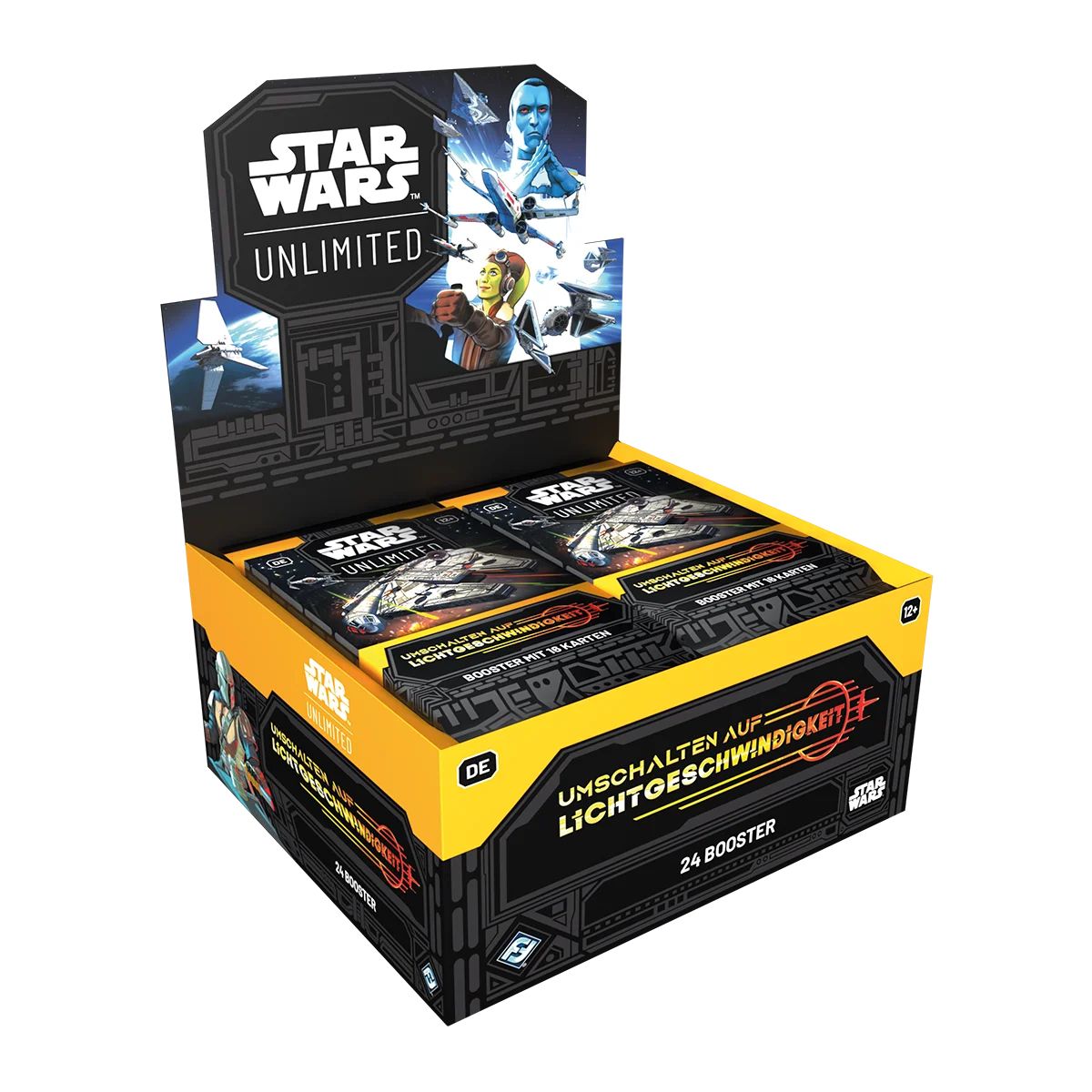 Star Wars: Unlimited Umschalten auf Lichtgeschwindigkeit Booster Display (24 Booster) Deutsch