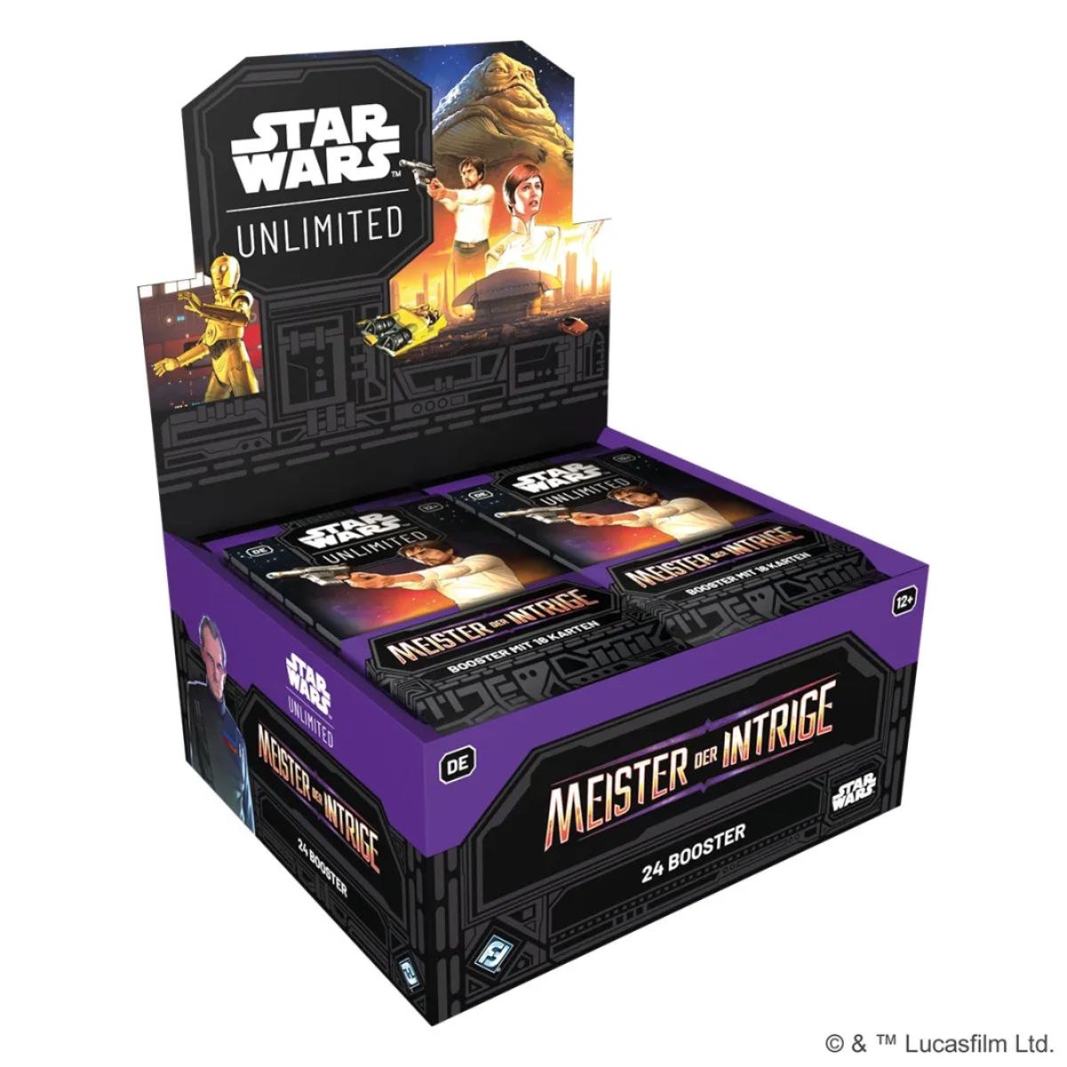 Star Wars: Unlimited Meister der Intrige Display (24 Booster) Deutsch